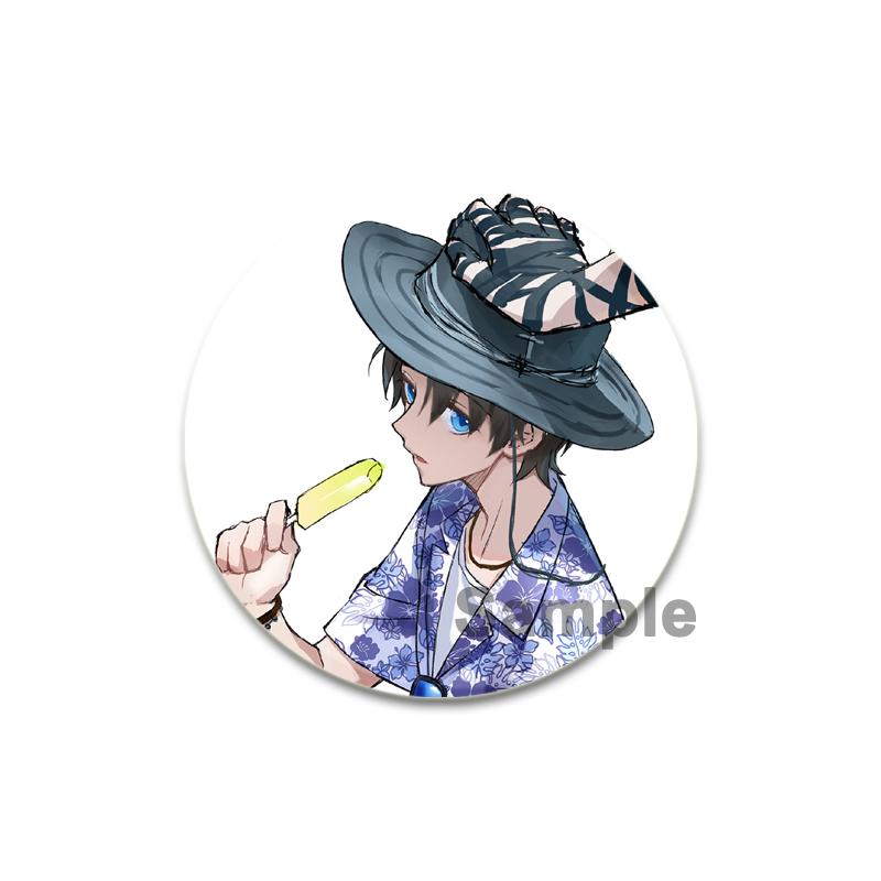 Anime Game Nu: Fate/Grand Order Brooch Pin Cartoon Figure Fujimaru Ritsuka Altria Caster Badge Button Pin Souvenir Toy Fans Gift