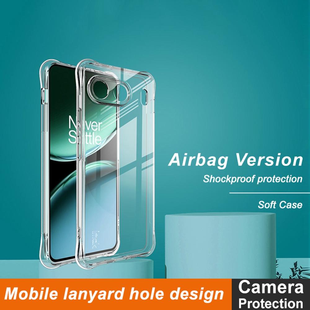 

IMAK For OnePlus Nord 4 TPU Case Airbag Corners Protective Phone Cover Transparent