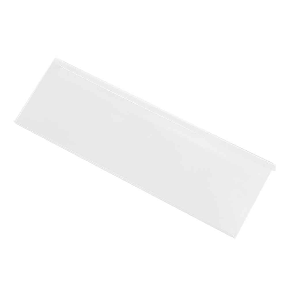 Acrylic Tilted Computer Keyboard Holder Low Front Lip Polished Finish Keyboard Riser Keyboard