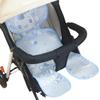 Baby 5-Point Stroller and High Chair Cool Mat - Linen and Rattan Design