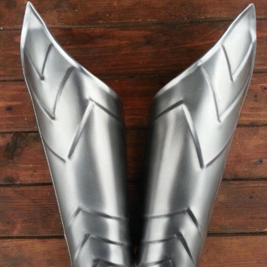 Paar Stulpen aus Stahl zum Schutz der Arme, Mittelalterlicher Ritter Cosplay, Larp Renaissa