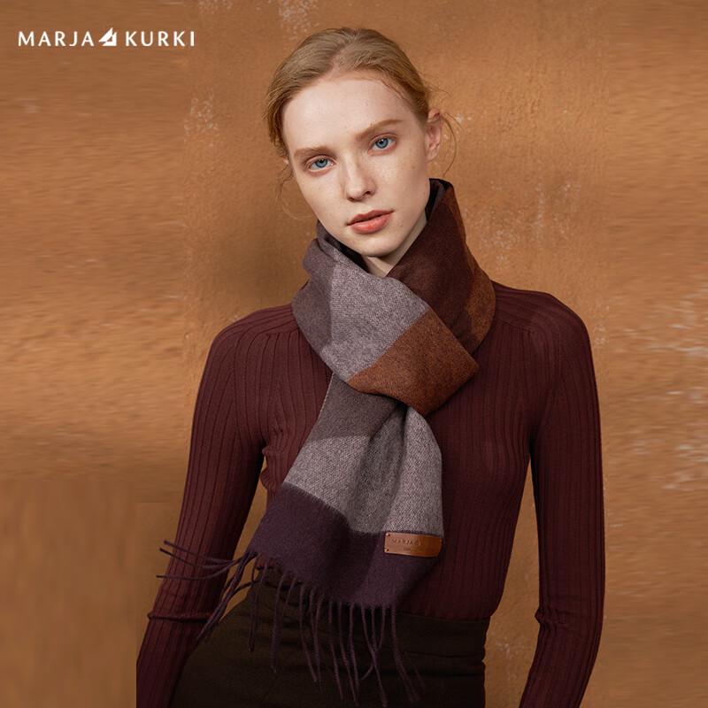 

MARJA KURKI Унисекс полосатый кашемировый шарф