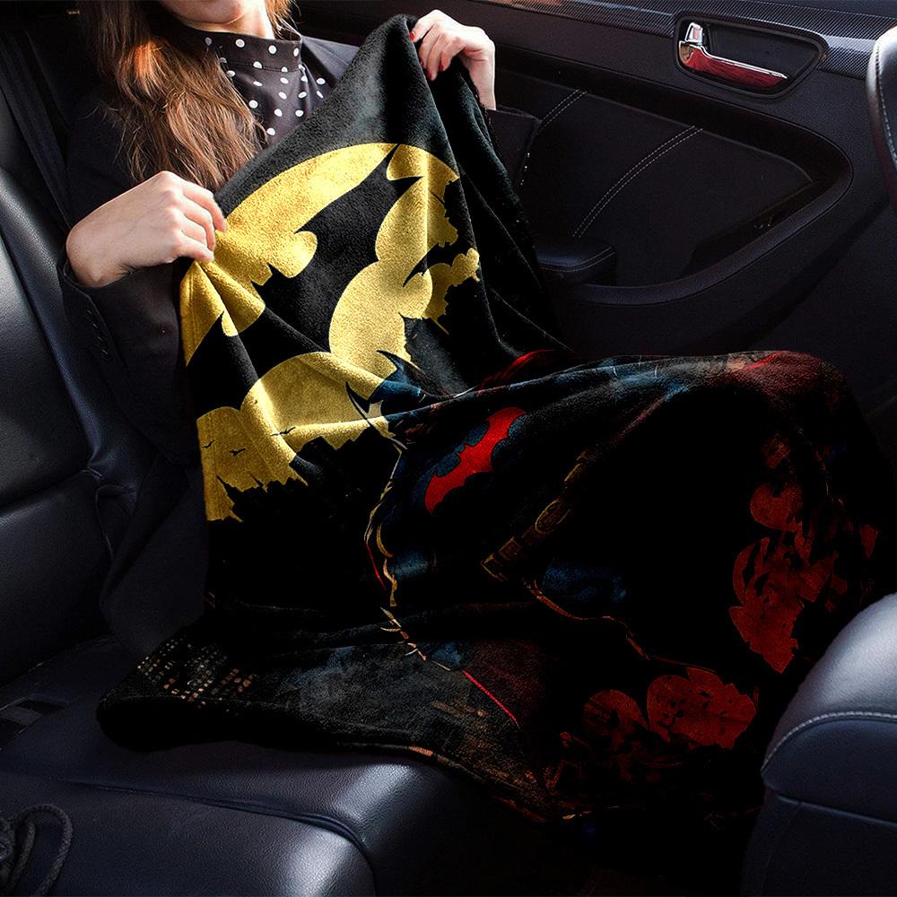 1pc Batman, Gotham Flannel Blanket Soft Warm Throw for Home, Office, Travel, All-Season Cozy Bedding GiftL1094
