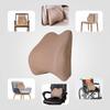 Memory Foam Lumbar Support Pillow for Cars - Car Seat Back Support(Beige)