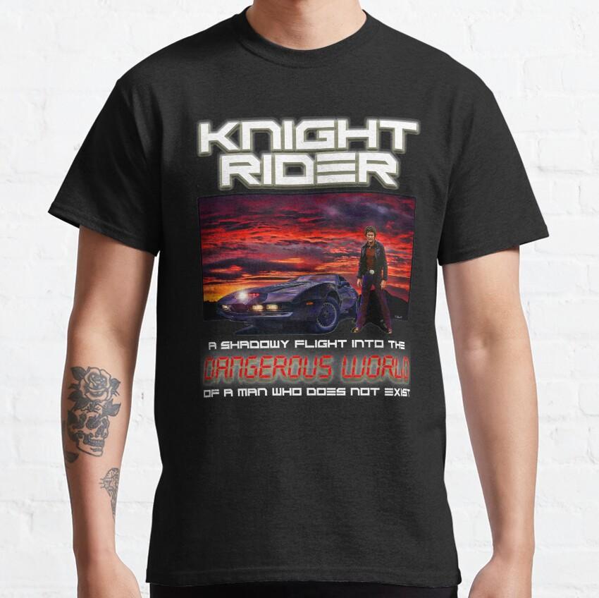 Knight Rider Kitt Ghostbustears Men T Shirts The Car's The Star Casual Tees Short Sleeve david hasselhoff Cotton 6XL Tops