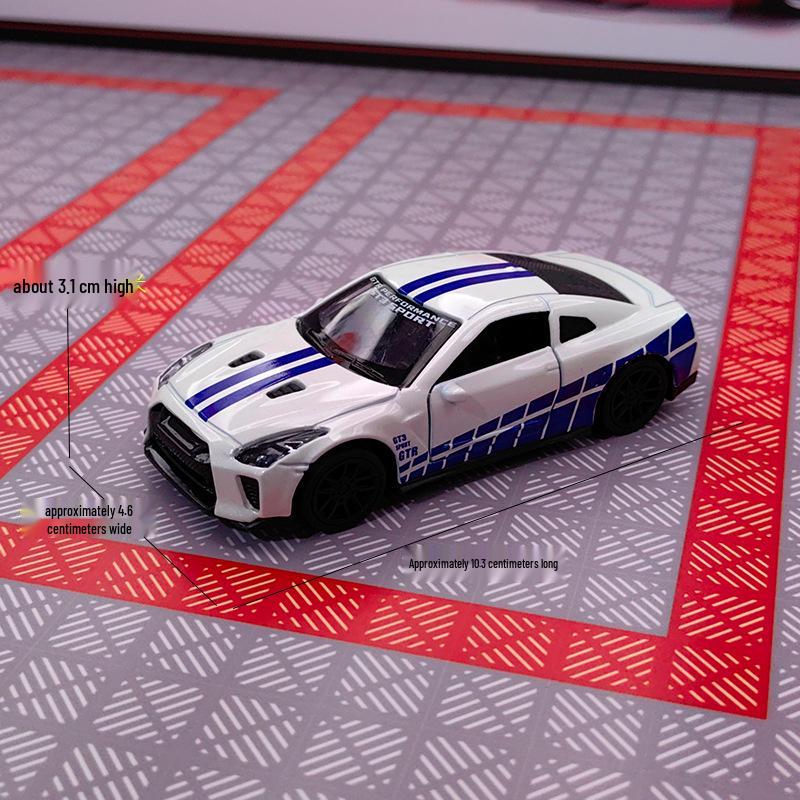 1:43 Alloy Pull-Back Sports Car Toy Figurine for Kids - Claw Machine Gashapon Gift.