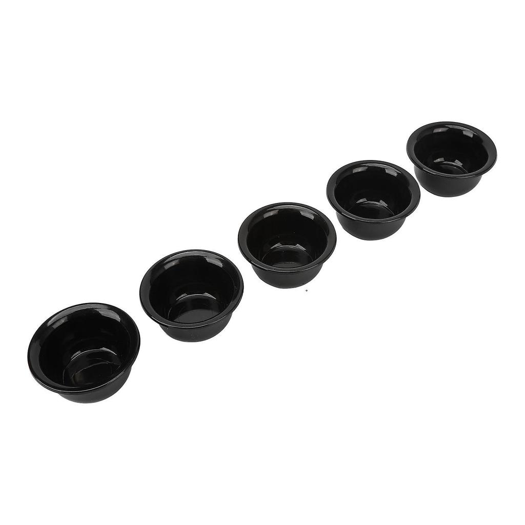5pcs Beard Foam Bowl Portable Durable Glossy Surface Practical Soap Bowl for Home