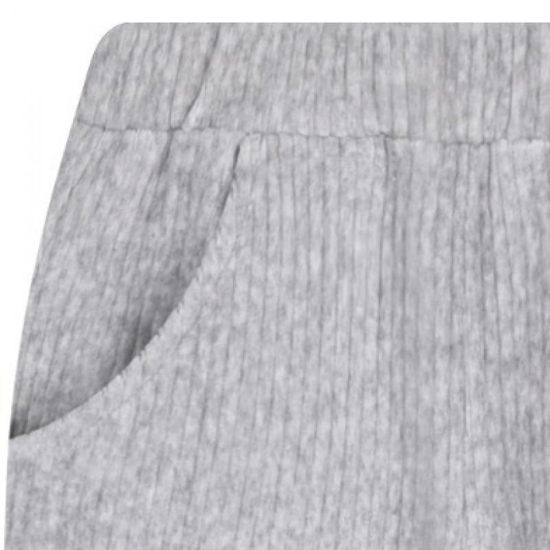  Olivan  Velour Zip Up Top And Bottom  Melange 