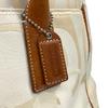 Used COACHHandbag white/Brown Canvas/leather Women