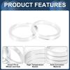 INFINAUTO Wheel Hub Centric Ring OD 68.1mm To ID 59.1mm