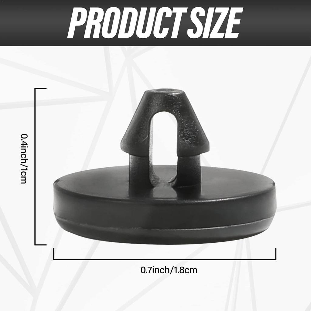Jeproer Rubber Stopper Brake Pedal, Brake Button Stopper - Button Stopper Auto Truck Replacement