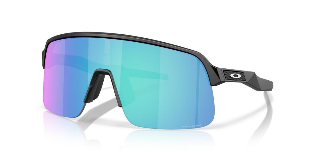 Oakley Sunglasses Frame Color Matte Lens Prizm 134mm 0OO9496, (Front) Black, Color SAPPHIRE,