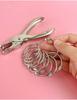 20pcs Iron Ring Loose Leaf Ring Binding Iron Ring Card Ring Iron Ring Loose Leaf Binding Ring Punching Binding Circular