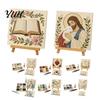 Meaningful Spiritual Art Projects Christian Sea Glass Kit, DIY Religious Mosaic Kit for Adults, Faith Bible Based Creative Hobbies Inspired