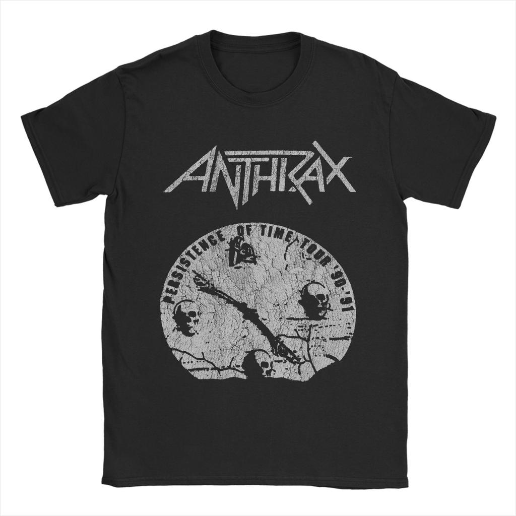 Novelty Anthrax Spreading The Disease TShirt Men Round Collar Cotton T Shirts Short Sleeve Tee Shirt Birthday Present Clothes