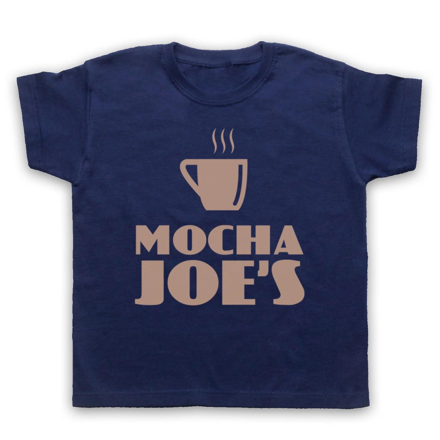 

CURB YOUR ENTHUSIASM MOCHA JOE S COFFEE SHOP STORE KIDS CHILDS T-shirt 120