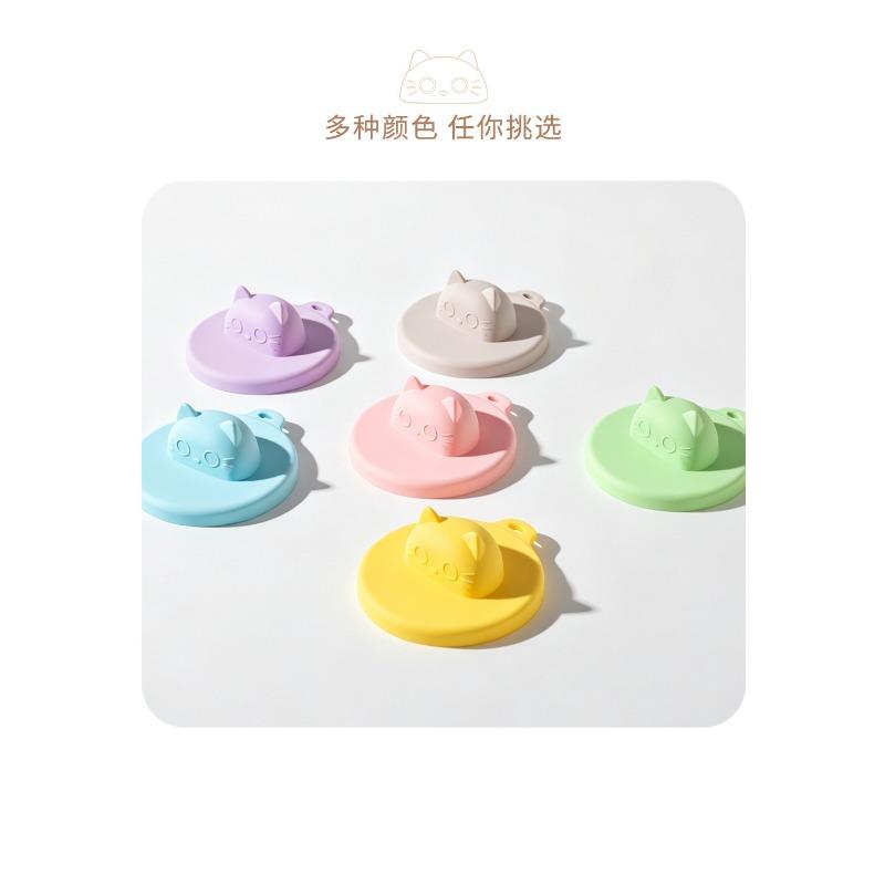 Pet Silicone Can Lid Sealing Cover With Spoon For Cat Dog