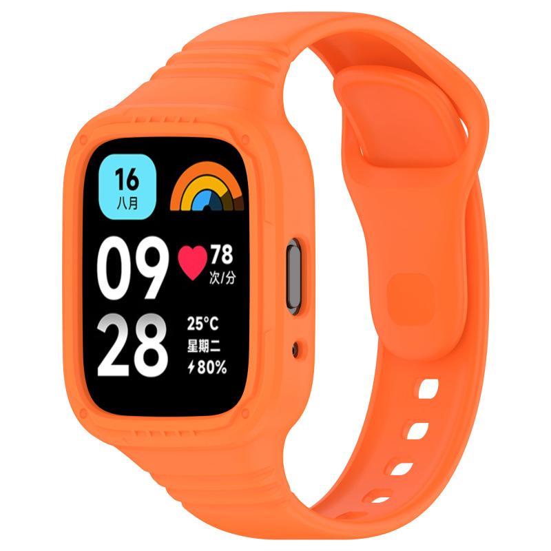 Silicone Case Band For Xiaomi Redmi Watch 3 Active Soft Sport Silicone Cover Strap For Redmi Watch 3 Lite Bracelet Accessories