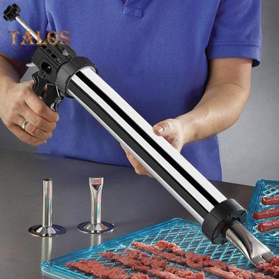 Kit Salsicciatrice in Acciaio Inossidabile Sparasalsicce Professionale per Carne Macinata Salsicciatrice di Grande Capacità con Spingicarne Spazzole Macchina per Salsicce