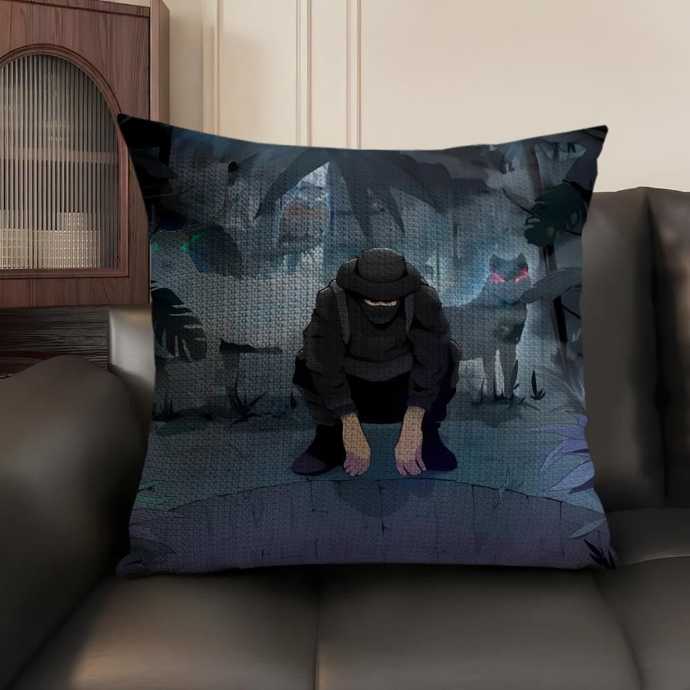 Design B-Beny J-Jr Rapper Cushion Cover Natural Linen Organic Fabric Double-Sided Printing Sofa Home Decor Gift Pillow Case