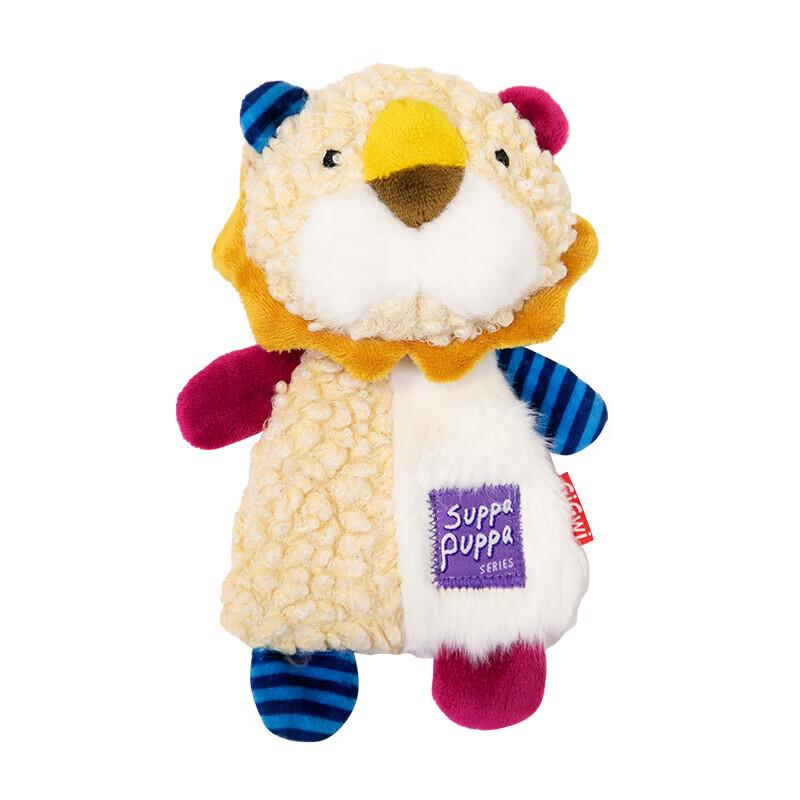 GiGwi Squeaker Plush Lion Dog Toy