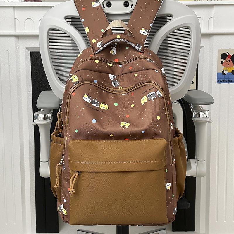 Schoolbag Japanese cute college style schoolbag for junior high school students new cartoon large-capacity class backpack versatile backpack