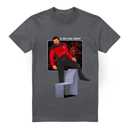 STAR TREK Mens Is This Seat Taken T-Shirt