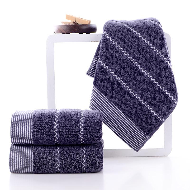 Pure Cotton Towel for Adults, for Face Washing, Household Use, Thickened Product, Daily Necessities, Water-rippled Pure Cotton, 32 Strands Towel