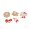 10Pcs/Set Kawaii Hello Kitty Shoe Charm Cute Cartoon Kt Cat Shoes Decoration Diy Detachable Shoes Buckle Shoe Accessories Gifts