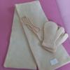 We Have Reduced the price!Cashmere Baby Muffler Glove Set