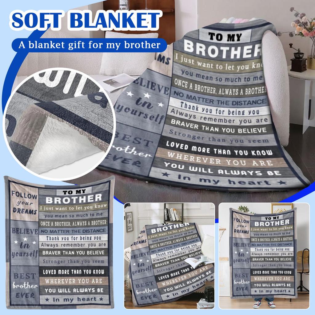 Flannel Printed Blanket , Universal For All Seasons, Family Leisure Sofa Cover Blanket