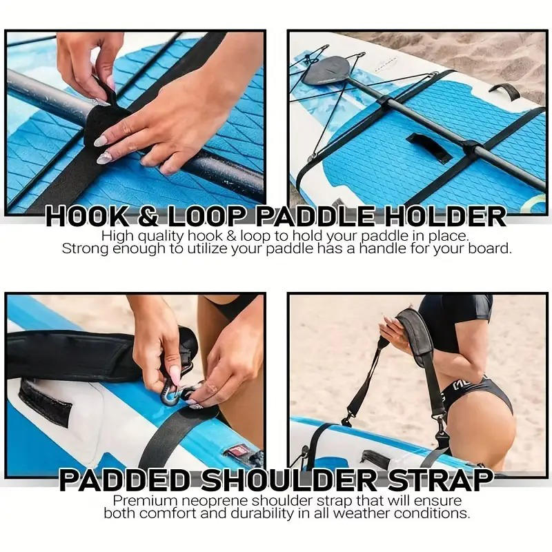 1Set Surfboard Carry Strap Adjustable Surfboard Carry Strap Durable Shoulder Sling for Paddle Boards Secure & Portable Design Straps