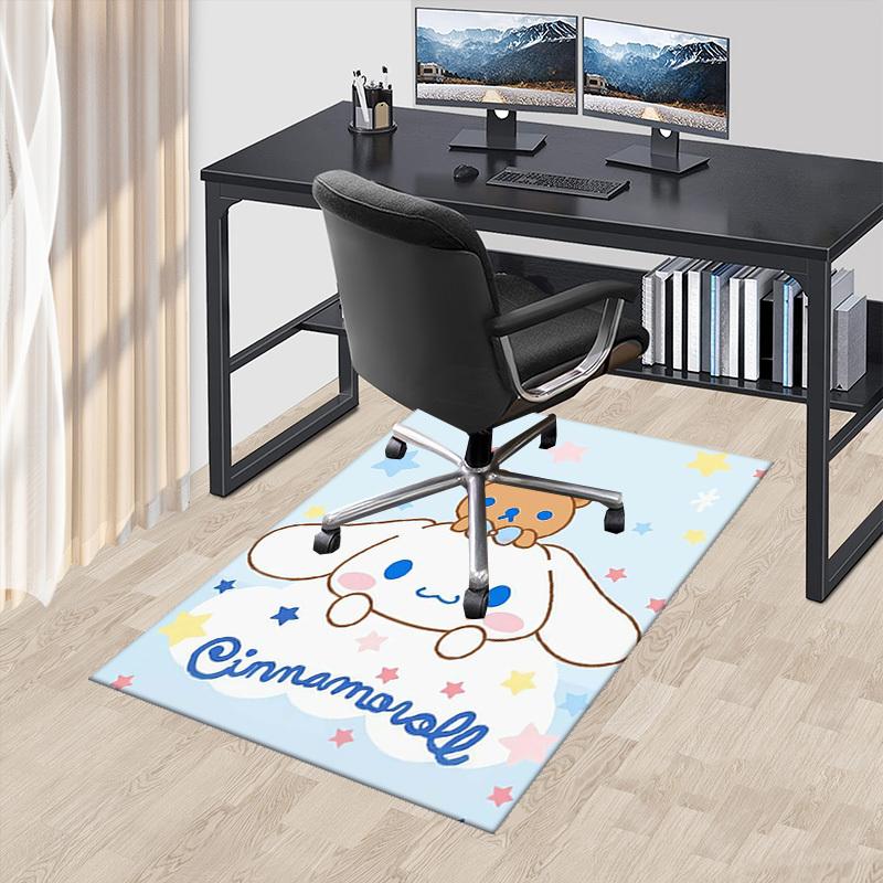 

Anime Cartoon Design Cinnamoroll Chair Mat - Non-Slip Rug for Office, Home Decor, Living Room, Bedroom, Gaming Room & Dormitory Carpet.E035 60cm by 90cm