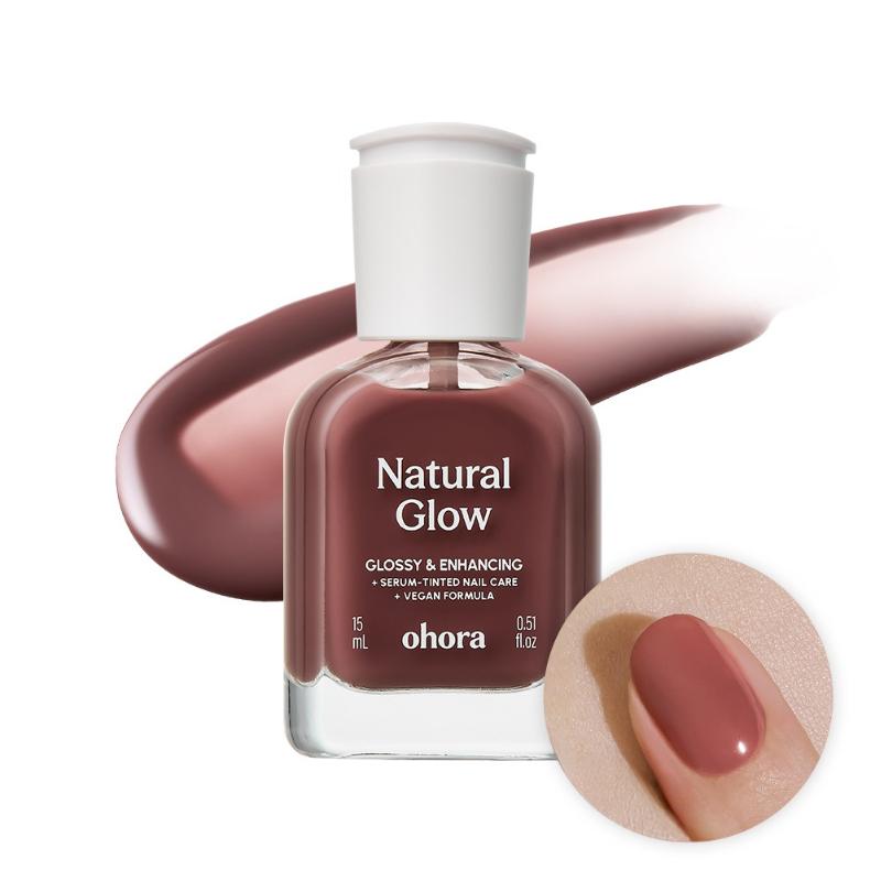 OHORA Fortifiant Ongles Sirop 15ml (15 Couleurs / Incl. 5 NOUVELLES Couleurs) - Vernis Hydratant pour Soin des Ongles