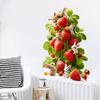 Cute Rabbit Strawberry Tree Wall Sticker Cartoon Creative Self-Adhesive Removable Kitchen Bedroom Home Decor Art
