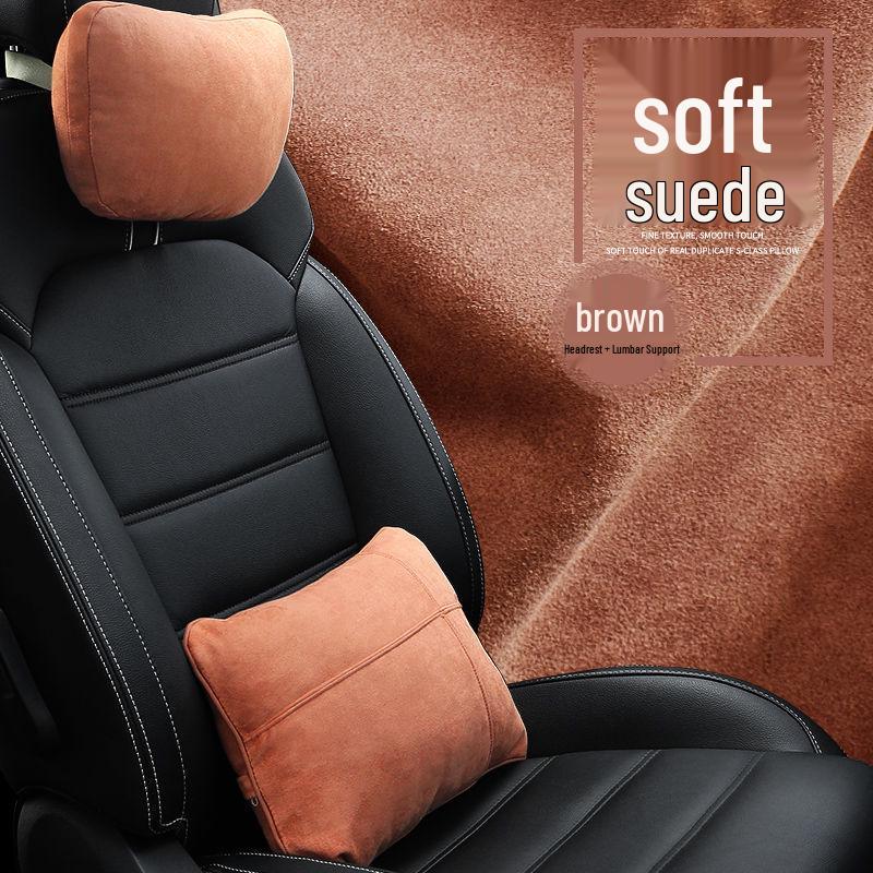 Car Headrest Pillow: S-Class Maybach Mercedes-Benz BMW Seat Lumbar & Neck Support
