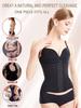 Luxurious Hourglass Waist Cincher: Abdominal Binder with Breast Support, 10 Steel Bones, 4 Rows, 13 Hooks for Postpartum Body Shaping.