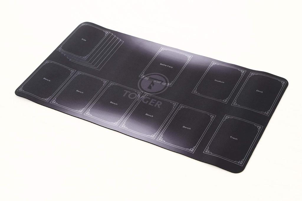 TOYGER Compact Playmat Length Approx. 23cm TYPE2 (Pokemon Card Compatible) Black