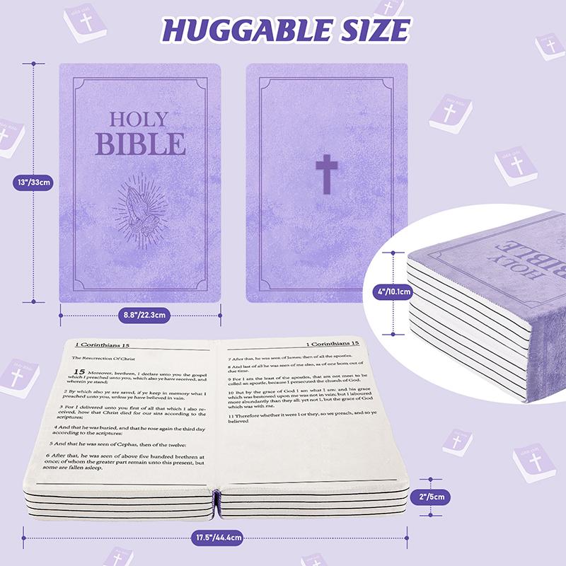 33*22Cm Nejkrokovější Polštář z Paměťové Pěny Bible Polštář Korinťanům Naučte se Cenné Poučení z 1. Korintským Dárek