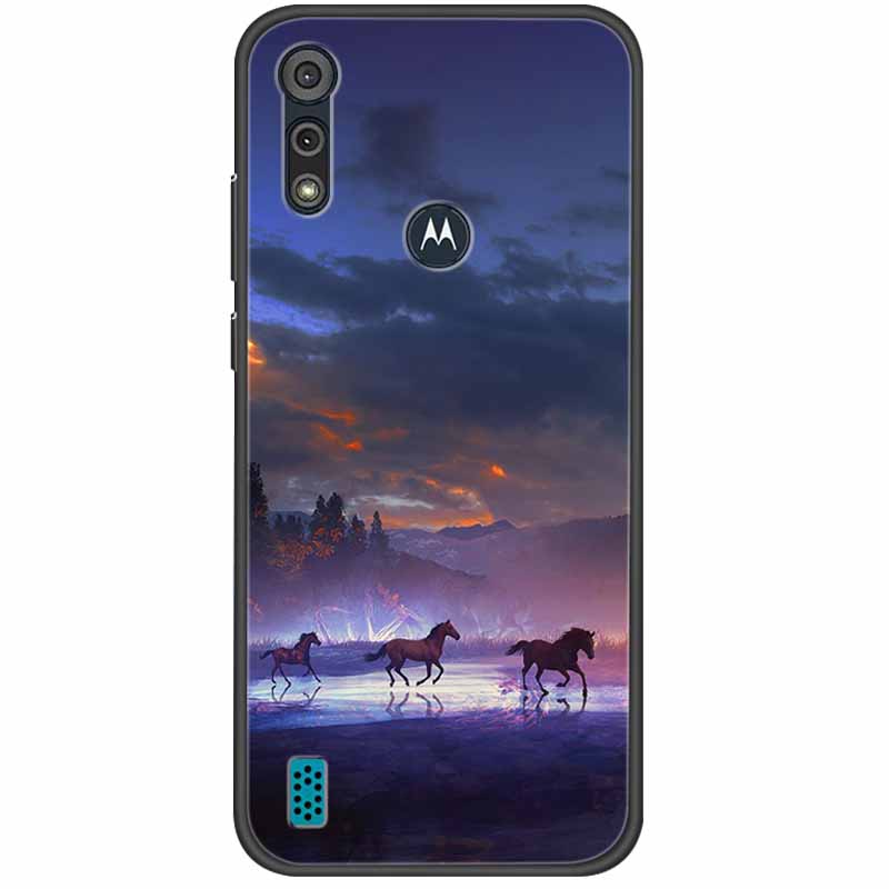 For Moto E 2020 Case G Pro Fast Shockproof Silicone Soft Fashion TPU Phone Cover For Motorola Moto E6s 2020 Cases Luxury Cute
