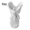 Custom Stationery Organizer 3D Printed Angel Wings Vase & Pen Holder, Sculpture Unique Home Office Accessories Desktop Decor, Multi?Functional