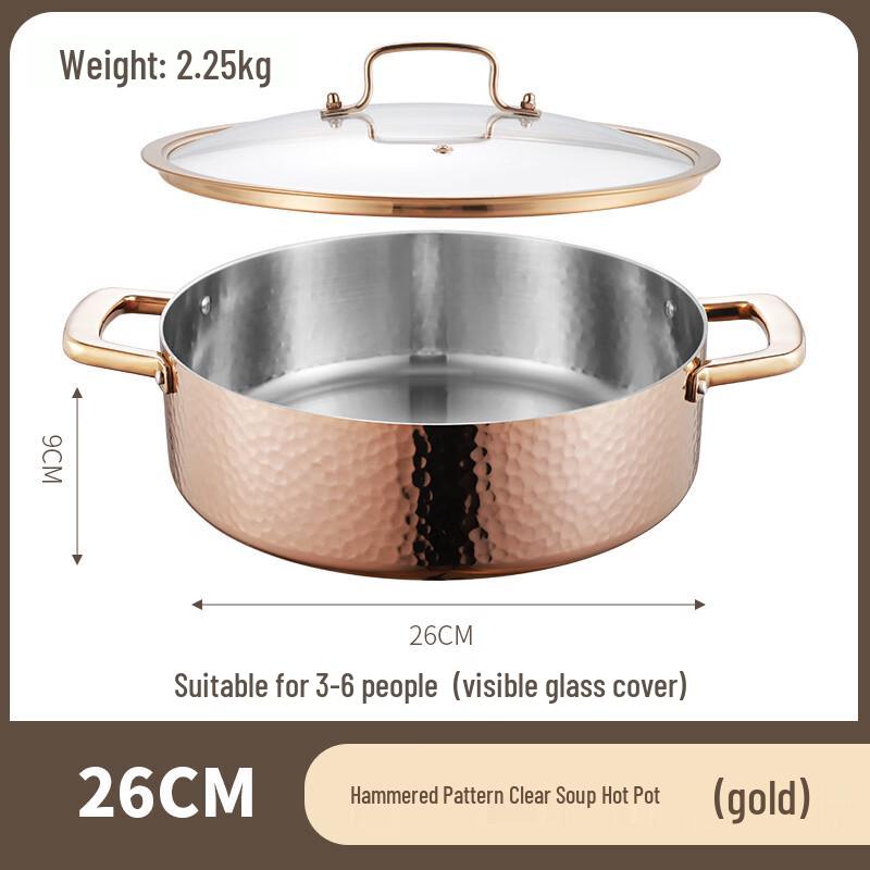 Ouluoti 304 Stainless Steel Mandarin Duck Hot Pot