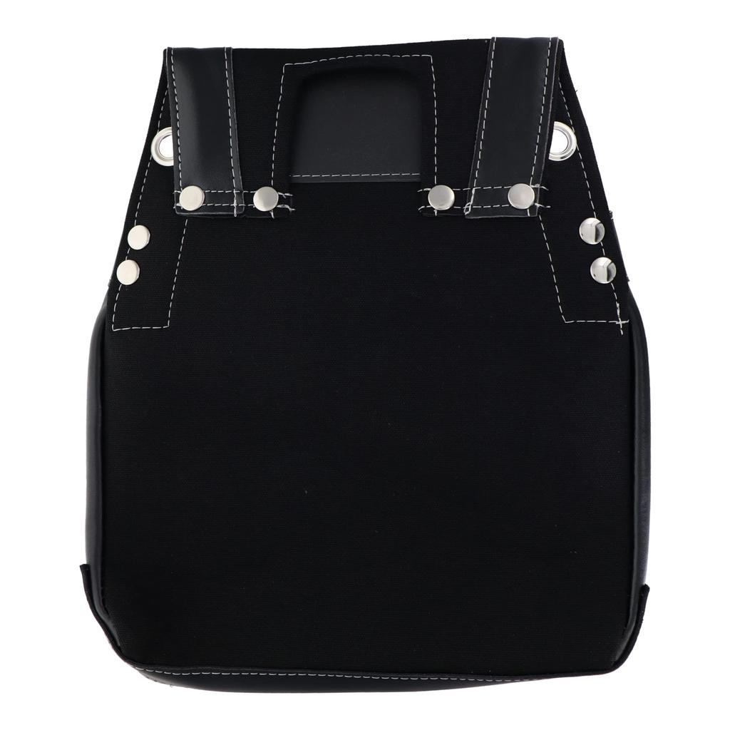 DBLTACT Genuine Leather Nail Black Bag, 2-Tier, DTL-07-BK