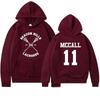 Beacon Hills Teen Wolf Stilinski 24 Lahey McCall TV Show Pullover Hip Hop Streetwear Hoodie