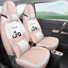 Panda Mini Cartoon Car Seat Cover, Full Wrap, Cute Leather for All Seasons