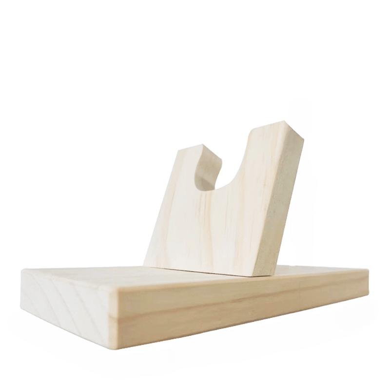 Massivholz Heißklebepistolenständer Klebepistolen-Massivholz-Befestigungsrahmen Tragbares Stützwerkzeug Stütze Holzsockel