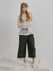 VEGAN TIGER Solid Net Knit Ivory