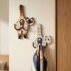 Wall Mounted Cat Butt Tail Key Rack Wooden Key Hanger Cat Shaped Wall Hook  Bathroom