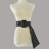 Breite Kunstleder Gürtel Für Damen Y2K Harajuku Stil Dekorative Gürtel High Street Temperament Taillenband Cinturones De Mujer
