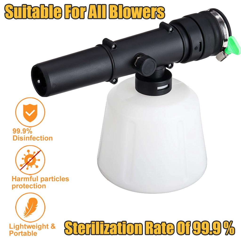 1200ML 280ml/min Universal High Capacity Water Tank Sprayer for Cordless Electric Air Blowers Leaf Vacuum Cleaner 8m Spray Distance ABS